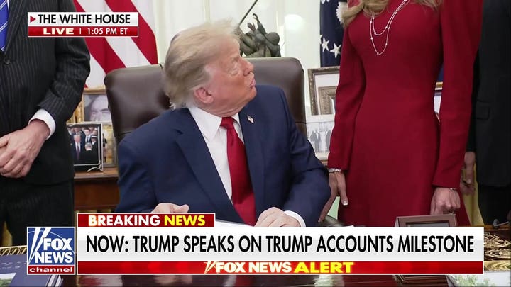President Trump celebrates Trump Accounts milestone at the White House