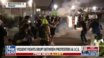 Violence erupts between ICE agents, protesters in Illinois 
