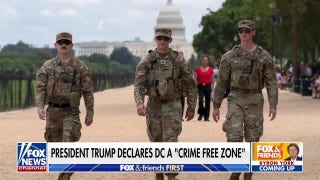 Trump declares Washington, DC, a 'crime-free zone'