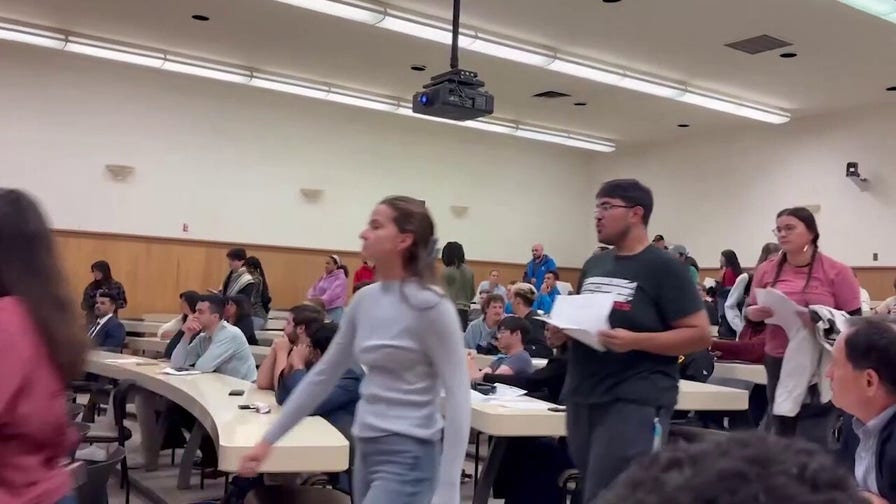 WATCH: Leftist students disrupt DHS lawyer’s speech at conservative group’s event