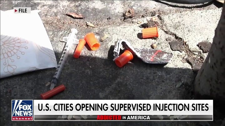US cities opening supervised injection sites for drug users 