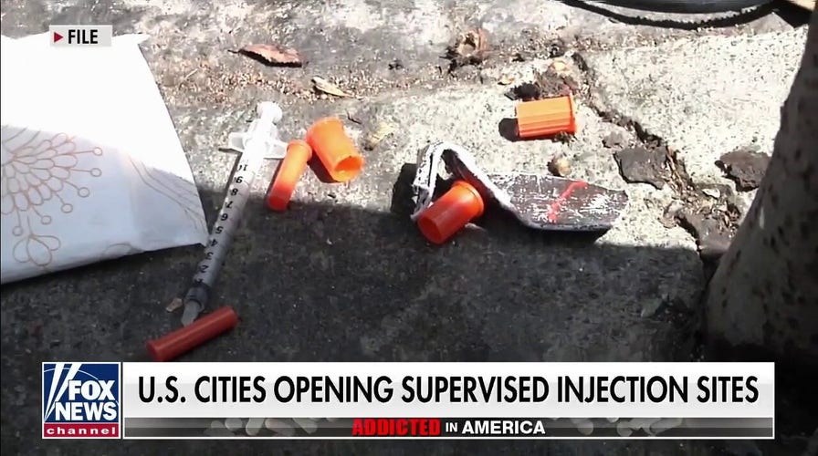 US cities opening supervised injection sites for drug users