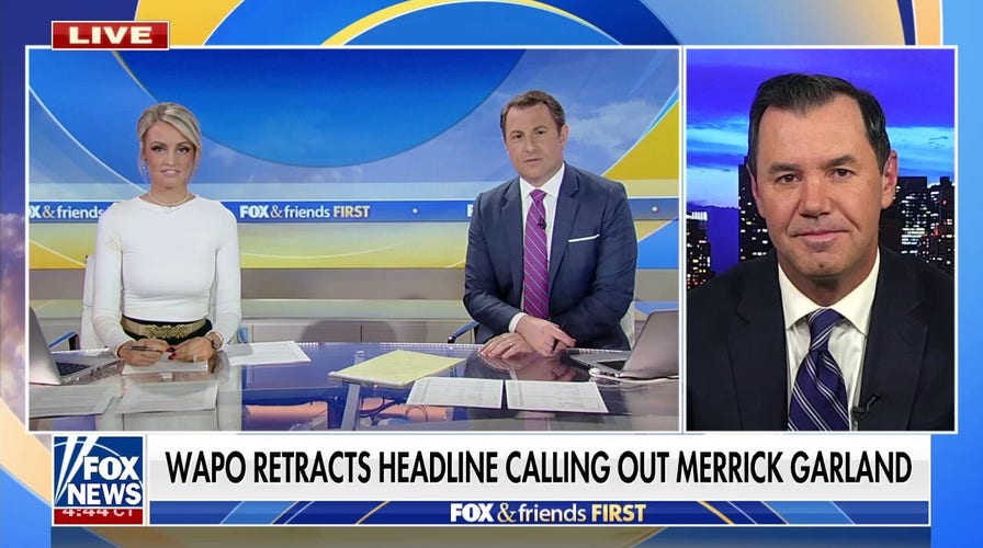 Concha reacts to WaPo retracting AG Garland headline on Trump raid: 'We need transparency'