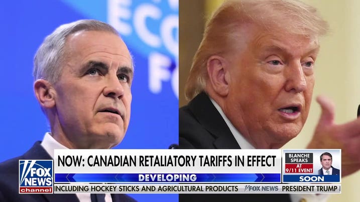 Canadian retaliatory tariffs hit US goods as trade talks stall