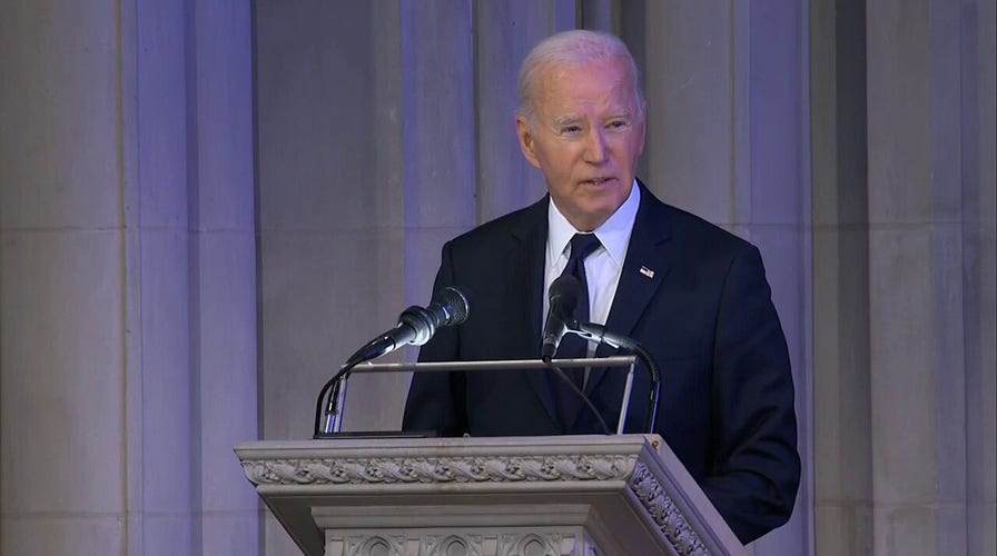 Biden honors President Jimmy Carter: 'He taught me the strength of character'