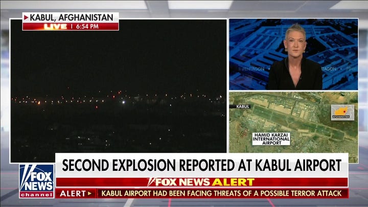 Kabul airport hit by second blast in ‘complex suicide attack’