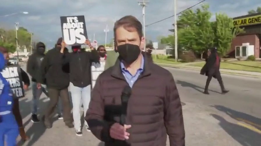 Protest underway over police shooting of Andrew Brown Jr.