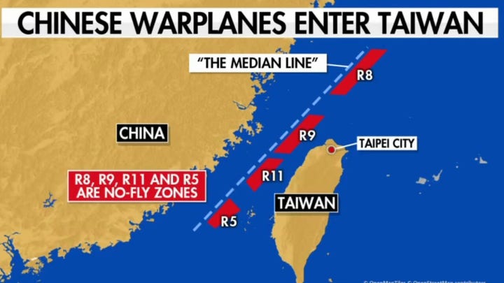 Chinese Military Vessels And Aircraft Approach Taiwan Space Again ...