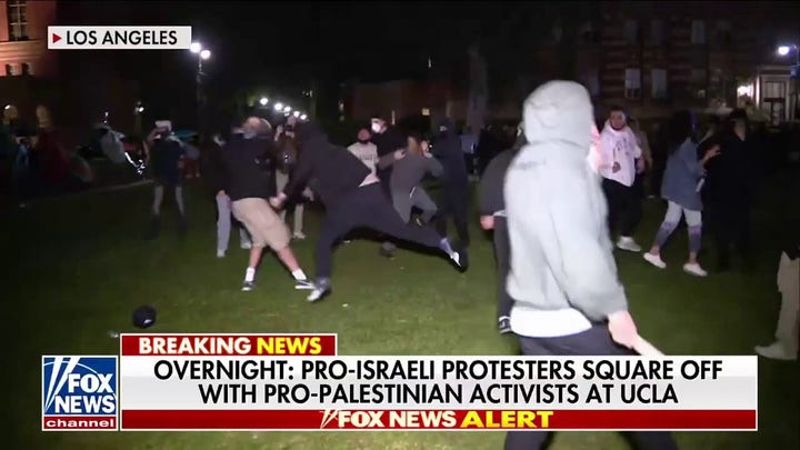 Violence breaks out at UCLA during protests: ‘Utter chaos’
