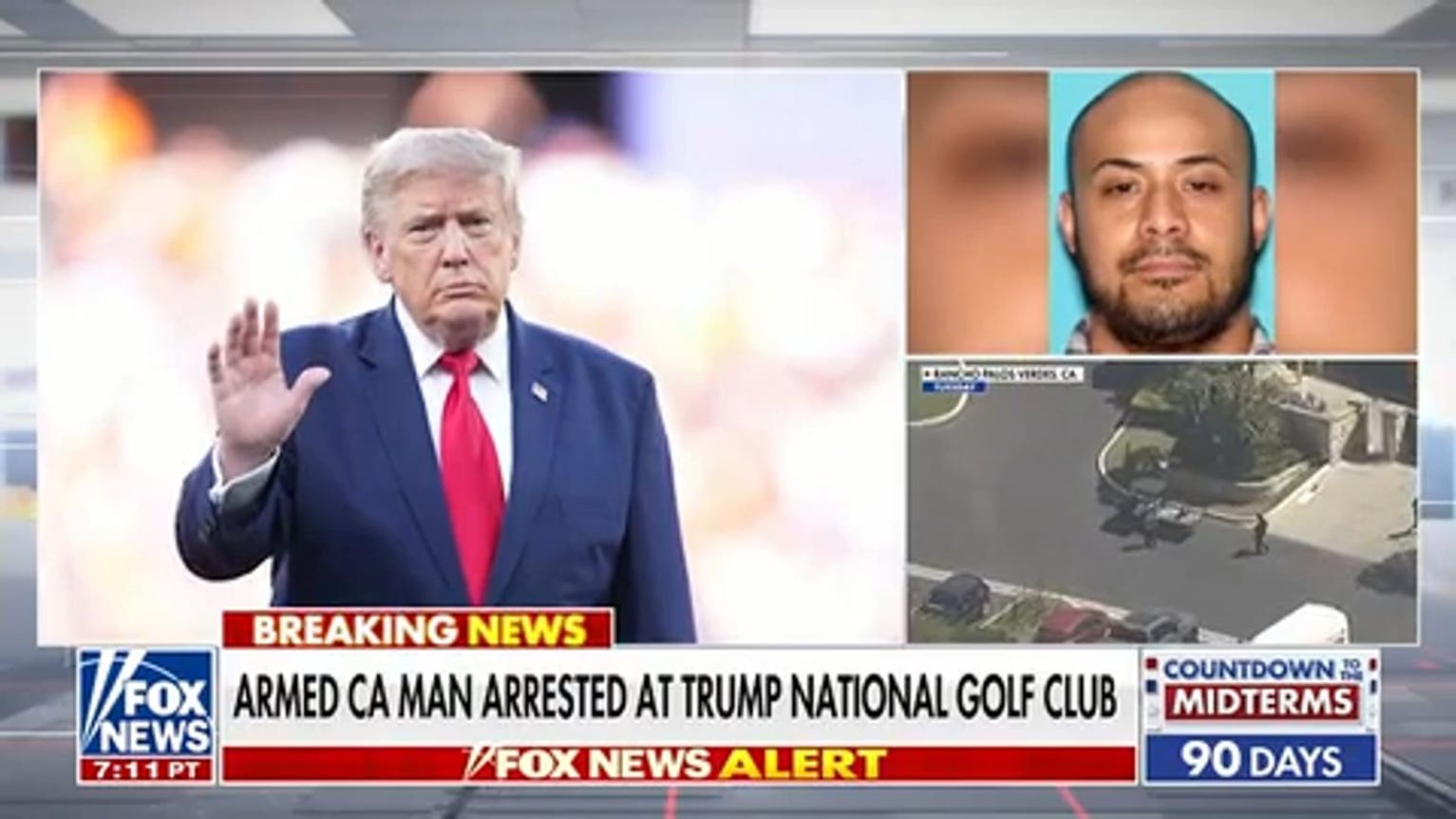Armed California man arrested at Trump National Golf Club