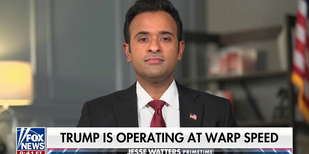 Vivek Ramaswamy is ‘grateful’ Trump is tackling top issues at a ‘fast ...