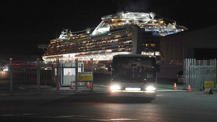 Passengers disembark coronavirus cruise ship in Japan but blocked from immediate return to US