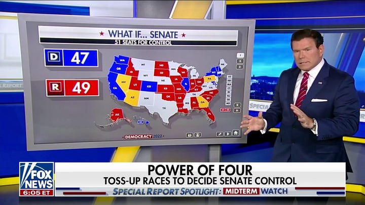 Bret Baier breaks down key toss-up states for the midterms