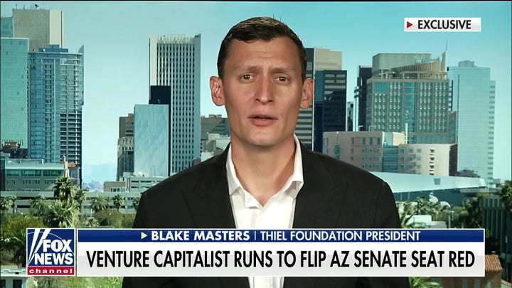 Venture capitalist Blake Masters runs to flip Arizona Senate seat for Republicans: ‘Everything is at stake’