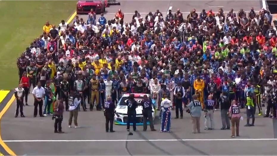 NASCAR gives Bubba Wallace show of support ahead of Geico 500 at Talladega | Fox News