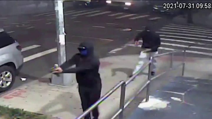 Manhunt underway for men who opened fire on a sidewalk in New York