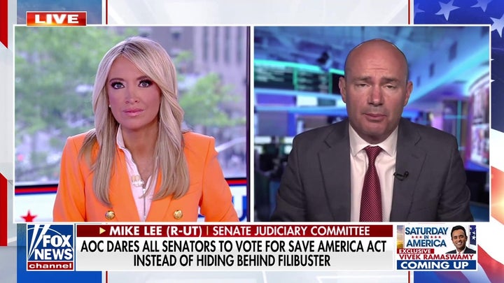Mike Lee slams Democrats for blocking the Save America Act