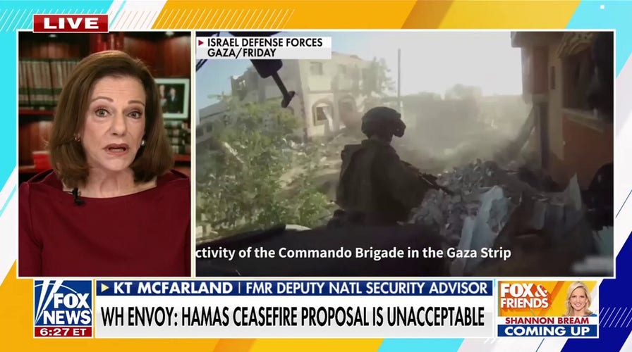  KT McFarland vows 'dire consequences' for Hamas if no ceasefire is reached