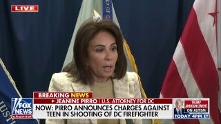 Jeanine Pirro announces charges against teen in shooting against DC firefighter: 'Sad commentary on what's going on'