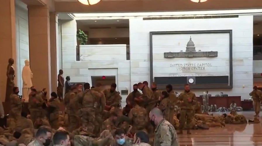 Thousands of National Guard troops descend on DC ahead of inauguration