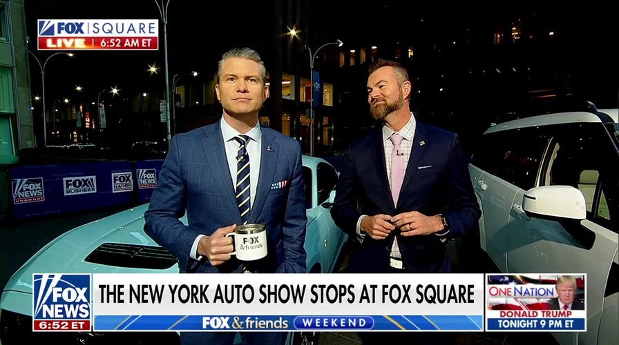 The New York Auto Show makes a pit stop at FOX square