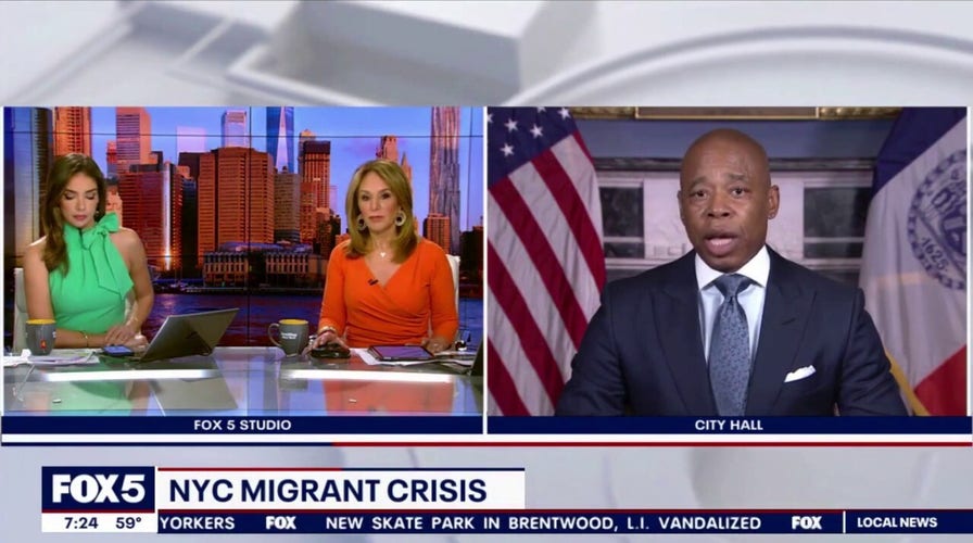 New York Anchor Asks Eric Adams 'where The Heck' Is Biden On Migrant ...