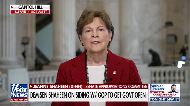 Democrat senator breaks with party to end government shutdown