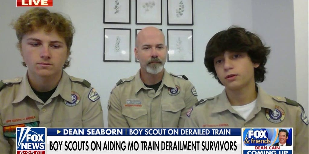 Boy Scouts spring into action during Missouri train derailment Fox News Video