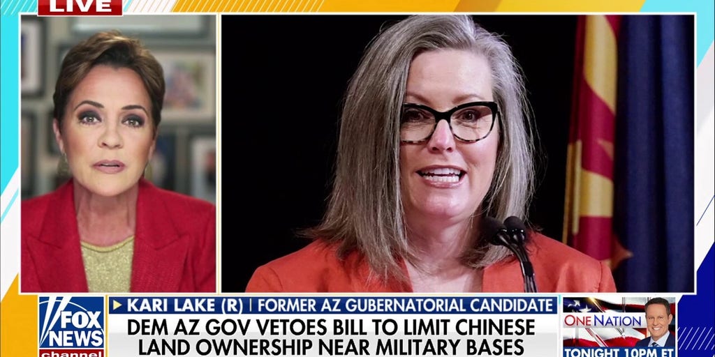 Kari Lake calls out 'disingenuous' Arizona gov over veto of bill limiting Chinese land ownership | Fox News Video