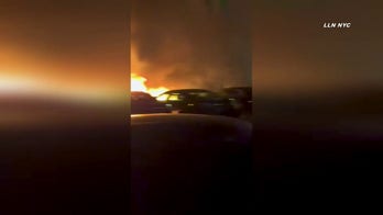 Suspected ant-ICE protesters set NYPD vehicles on fire