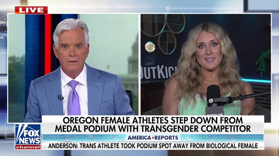 Riley Gaines praises ‘incredibly brave’ Oregon ‘heroines’ for taking a stand against trans competitor