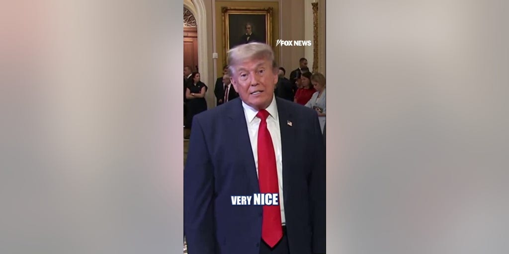 Trump says Iran is being 'very nice'