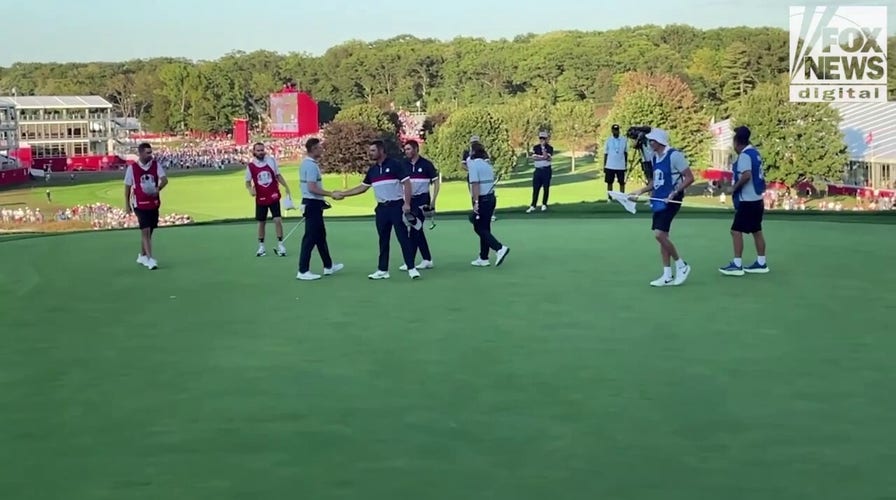 Justin Rose makes birdie to win match