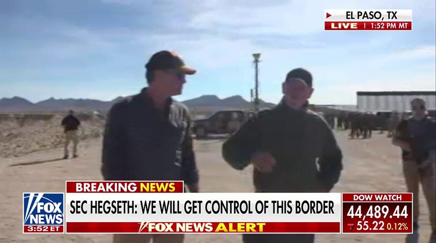 Hegseth and Homan visit the border: Its about time we secure our border