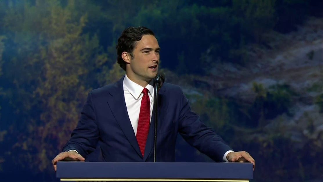 Brandon Gill mocks ‘land acknowledgments’ with patriotic twist at Texas convention