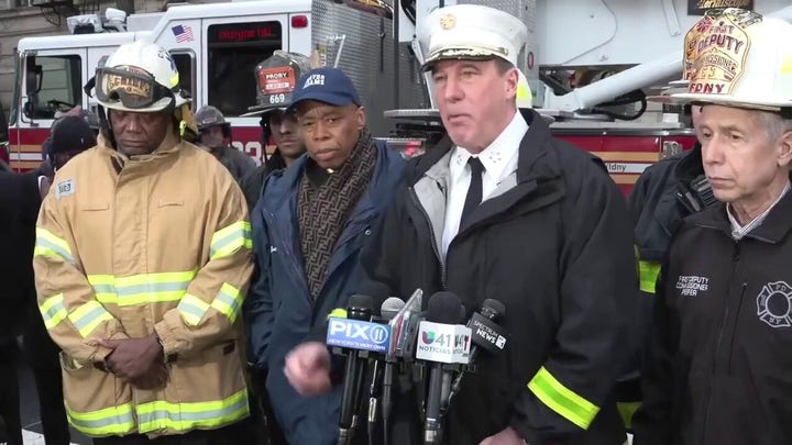 Dramatic video shows FDNY firefighters rescue three people from burning NYC building