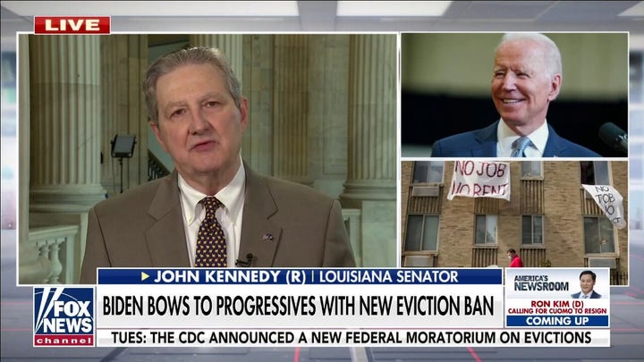 John Kennedy knocks Biden for ‘unconstitutional' new eviction ban, urges Supreme Court to strike it down