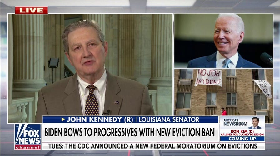 John Kennedy knocks Biden for ‘unconstitutional' new eviction ban, urges Supreme Court to strike it down