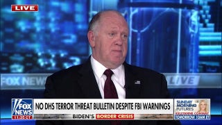 Tom Homan slams DHS for not putting out terrorism advisory: ‘Incompetence to the highest level’ - Fox News