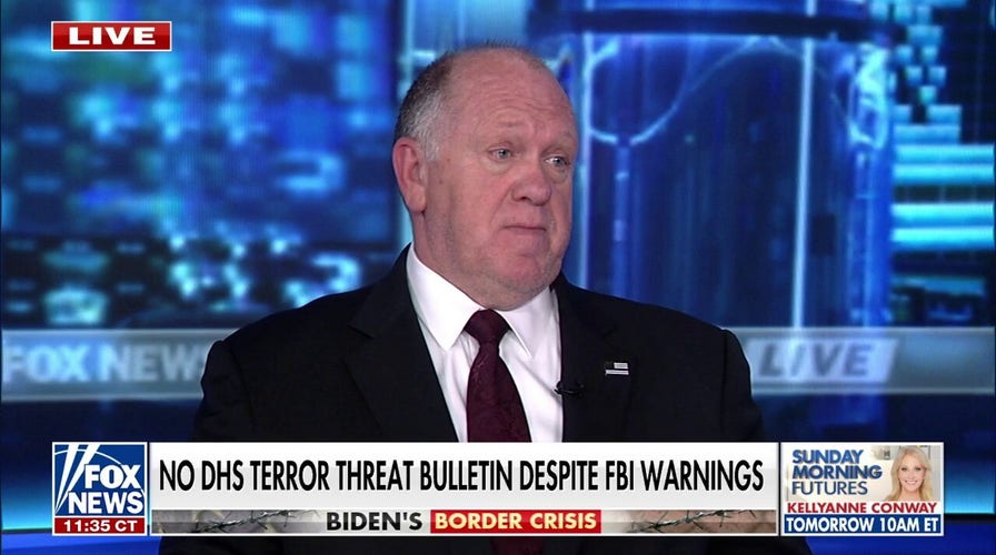 Tom Homan slams DHS for not putting out terrorism advisory: ‘Incompetence to the highest level’