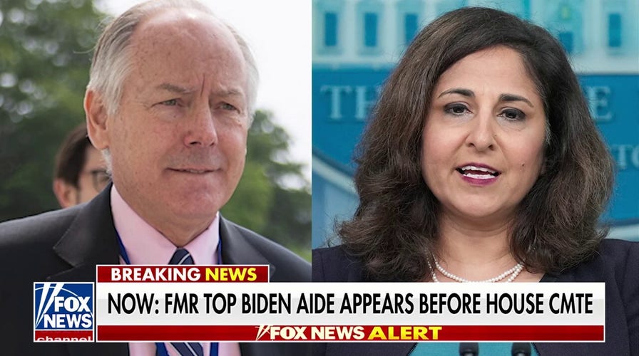 Former top Biden aide confronted before House Oversight Committee hearing