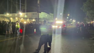 Newark Police Department makes a brief rare appearance at Delaney Hall anti-ICE demonstrations - Fox News