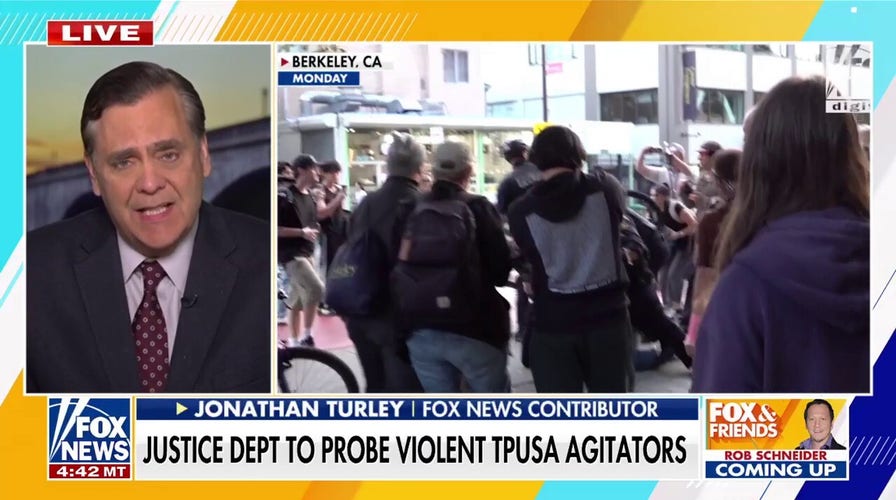 DOJ to investigate violent UC Berkeley protesters following TPUSA riot