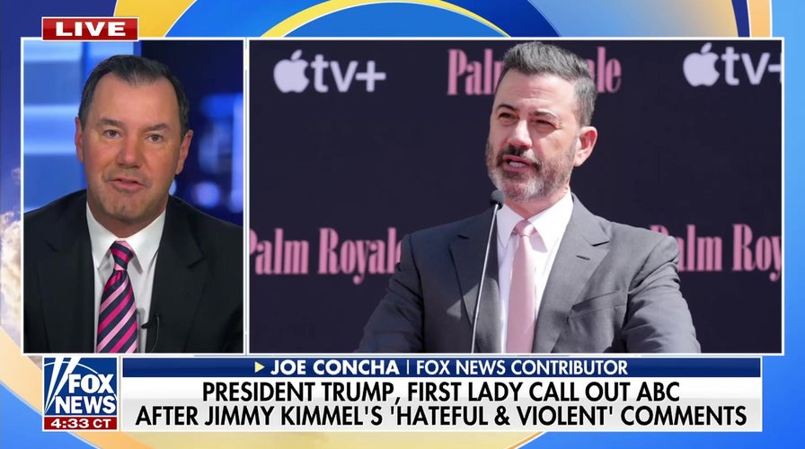 Jimmy Kimmel defends 'expectant widow' joke targeting Melania Trump