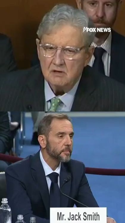 Sen Kennedy questions Jack Smith over phone record subpoenas