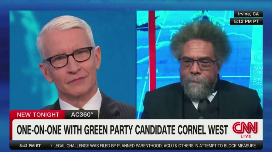 Anderson Cooper clashes with left-wing presidential candidate Cornel West over Ukraine war: ‘Out of your mind'