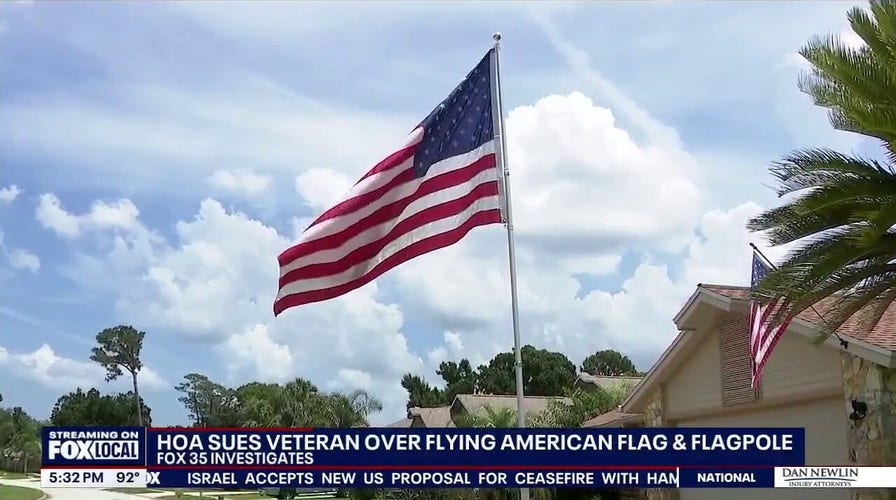 Florida HOA sues veteran over flying American flag, flagpole in yard