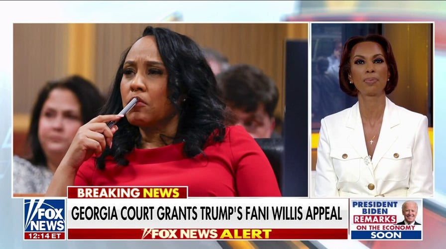 Georgia appeals court grants Trump's appeal in Fani Willis case