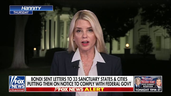 Attorney General Pam Bondi urges sanctuary cities and states to comply with ICE