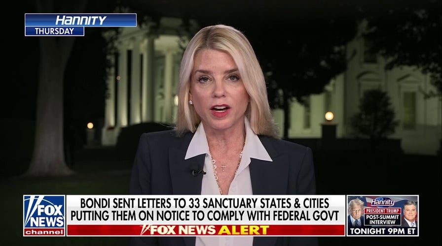 Attorney General Pam Bondi urges sanctuary cities and states to comply with ICE